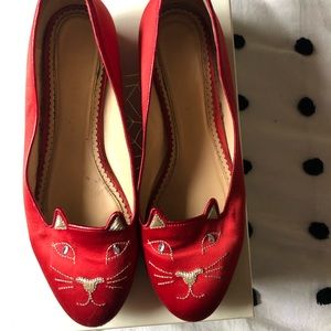 Charlotte Olympia kitty flats